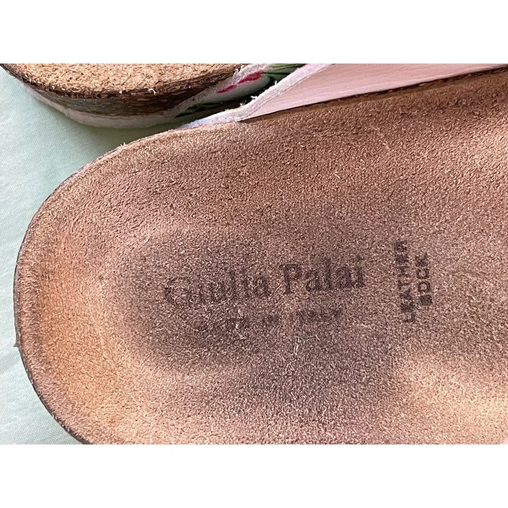 Giulia Palai Girls Kids Sandals Size‎ 1 Pretty! Floral And White